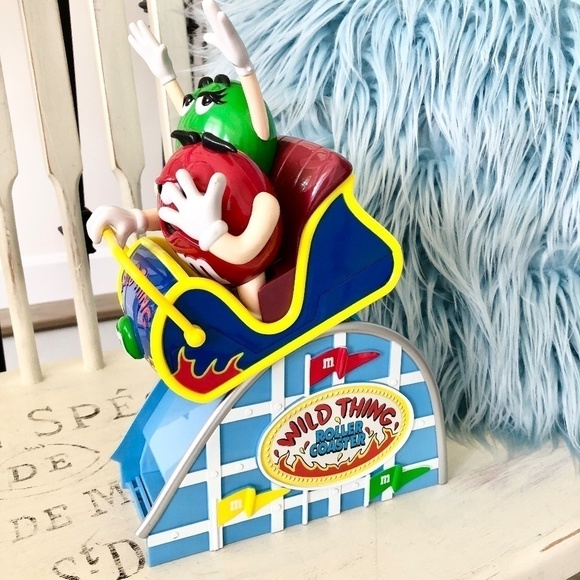 M&M, WILD THING, Roller Coaster Ride, Candy Dispenser, Vintage, 2002 - Picture 3 of 12
